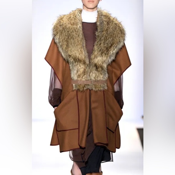 BCBG rust colored Cape NWT - Picture 1 of 6